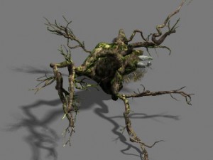 fell to the ground to rotten trees 3D मॉडल