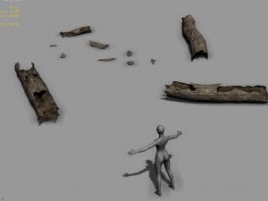 fell to the ground decay tree 02 Modelo 3D