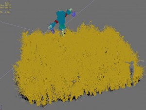 paddy field - scarecrow 3D Model