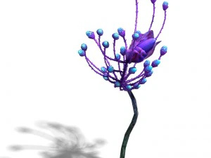tovenaar van het bos - bovennatuurlijke bloemen 02 3D Model