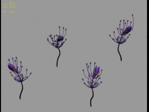 wizard of the forest - supernatural flowers 02 3D Модель