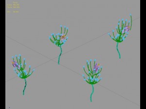 wizard of the forest - supernatural flowers 02 3D Модель
