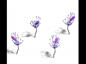 wizard of the forest - supernatural flowers 02 3D Модель