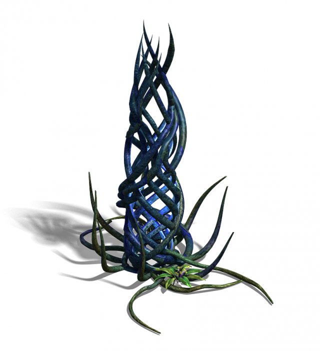 elven forest - supernatural flowers 03 Modelo 3D .c4d .max .obj .3ds .fbx .stl .blend 