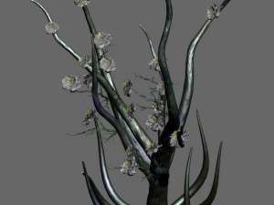 wizard forest - supernatural flowers 04 3D मॉडल