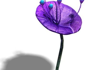 wizard forest - supernatural flowers 05 3D Model