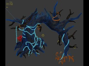 wizard forest - trunk 3D Model