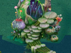 versione cartoon - purgatorio di spore Modello 3D