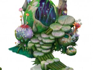 cartoon version - spore purgatory 3D 模型