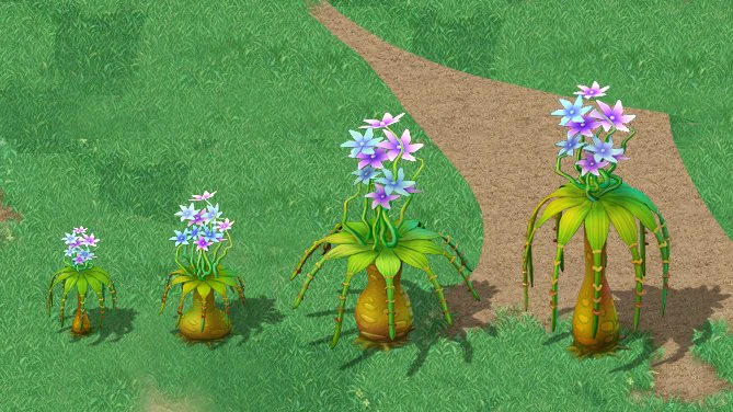 cartoon version - braid flower 3D Model .c4d .max .obj .3ds .fbx .stl .blend 