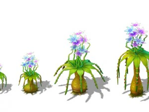 cartoon version - braid flower 3D Model
