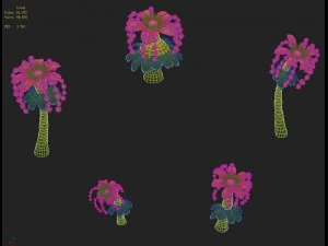 cartoon edition - braids 02 3D Model