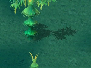 cartoon edition - flower bamboo forest 3D Model