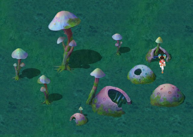 cartoon version - fossil spores 3Dモデル .c4d .max .obj .3ds .fbx .stl .blend 