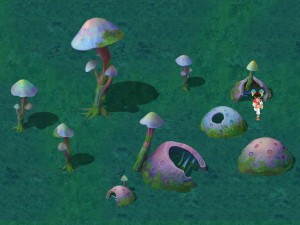 cartoon version - fossil spores 3D Model
