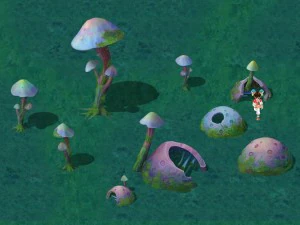 versi kartun - spora fosil Model 3D