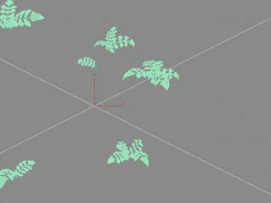 cartoon version - wasteland vegetation 3D Model