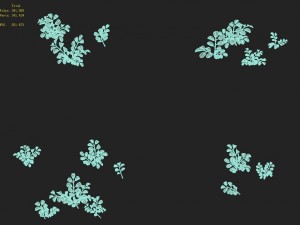 cartoon version - wasteland vegetation 3Dモデル