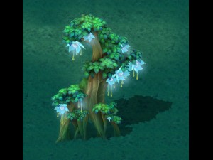 cartoon edition - wizard tree 3D Model
