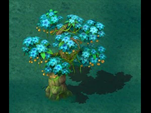 만화 버전 - 멋진 과일나무 01 3D 모델