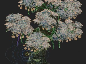 cartoon version - wonderful fruit tree 01 3D Model