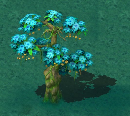 cartoon version - wonderful fruit tree 02 3D मॉडल .c4d .max .obj .3ds .fbx .stl .blend 