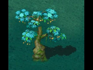 कार्टून संस्करण - अद्भुत फल वृक्ष 03 3D मॉडल