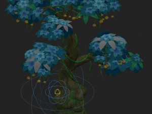 cartoon version - wonderful fruit tree 03 3D Модель