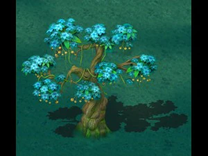 мультяшная версия - чудесное фруктовое дерево 04 3D Модель