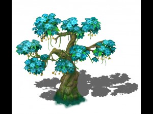 cartoon version - wonderful fruit tree 04 3D Model