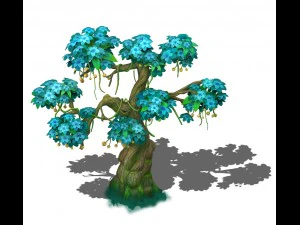 cartoon version - wonderful fruit tree 04 3D Model
