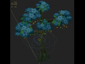 cartoon version - wonderful fruit tree 05 3D मॉडल