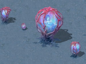 cartoon version - banshee fetus demon tree 01 3D-Modell