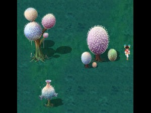 cartoon version - pompon spores 02 Modelo 3D