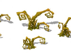 cartoon version - dune rattan Modelo 3D