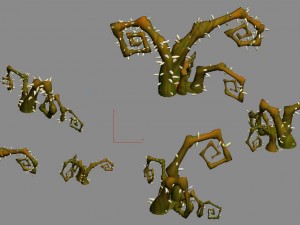 cartoon version - dune rattan Modelo 3D