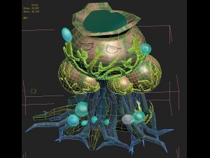 cartoon version - petrol spores 3D Model
