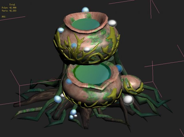 cartoon version - petrol spores 02 3D Model .c4d .max .obj .3ds .fbx .stl .blend 