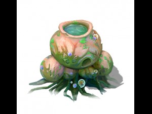 cartoon version - petrol spores 03 3D Model