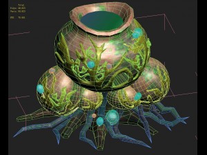 cartoon version - petrol spores 03 3D Model