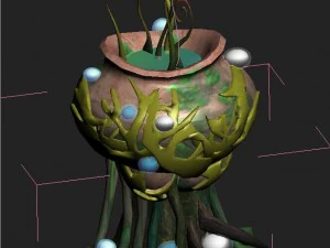 cartoon version - petrol spores 04 3D Model