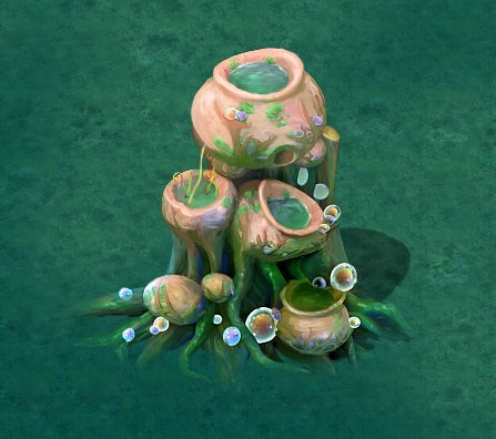 cartoon version - petrol spores 05 3D Model .c4d .max .obj .3ds .fbx .stl .blend 