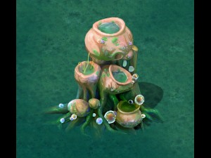 cartoon version - petrol spores 05 3D Model