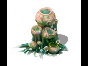 cartoon version - petrol spores 05 3D Model