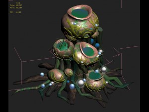 cartoon version - petrol spores 05 3D Model