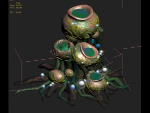 cartoon version - petrol spores 05 3D Model