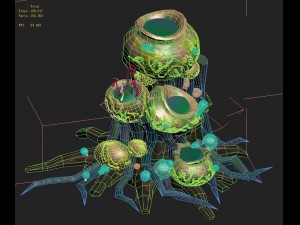 cartoon version - petrol spores 05 3D Model