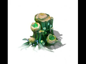 cartoon version - petrol spores 06 3D Model
