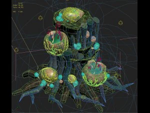cartoon version - petrol spores 06 3D Model