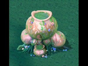 cartoon version - petrol spores 07 3D Model